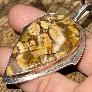 Ryolite Jasper Pendant 2 1/4”